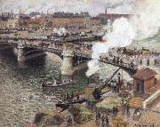 The Boldieu Bridge,Rouen, Camille Pissarro